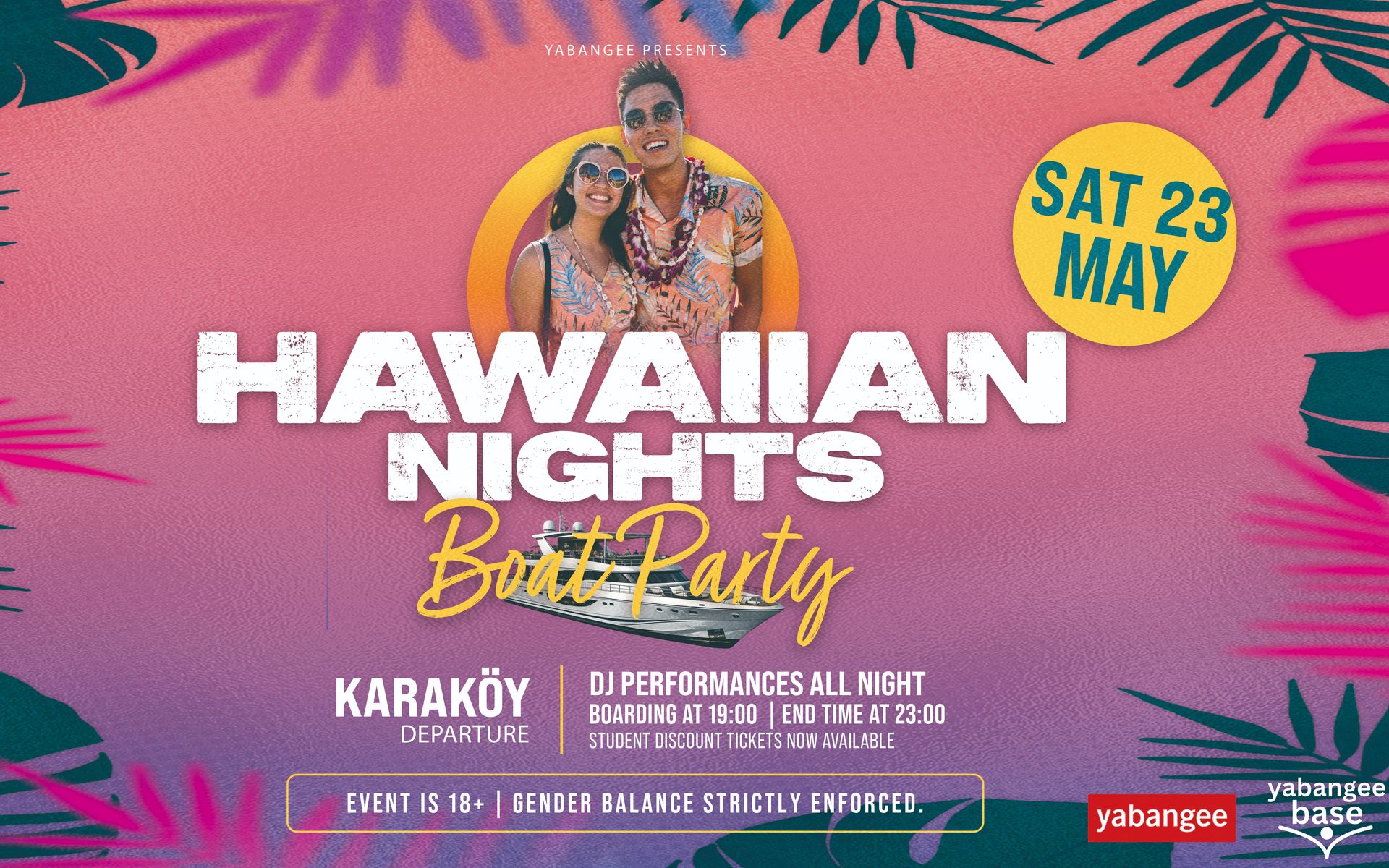 Hawaiian Nights Boat Party