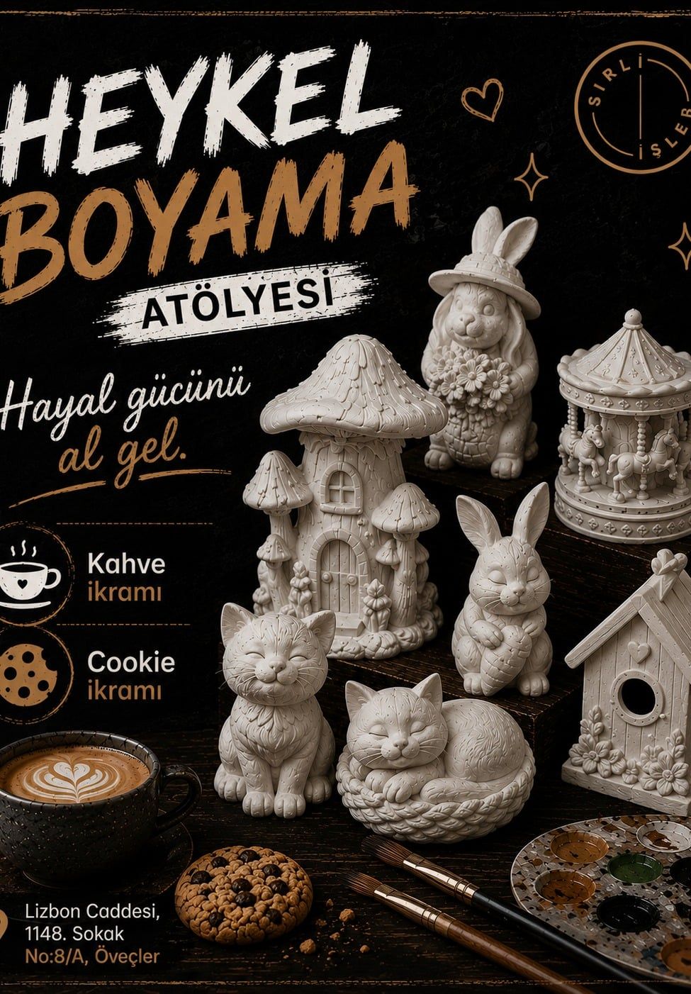 Heykel Obje Boyama Atölyesi (Workshop)
