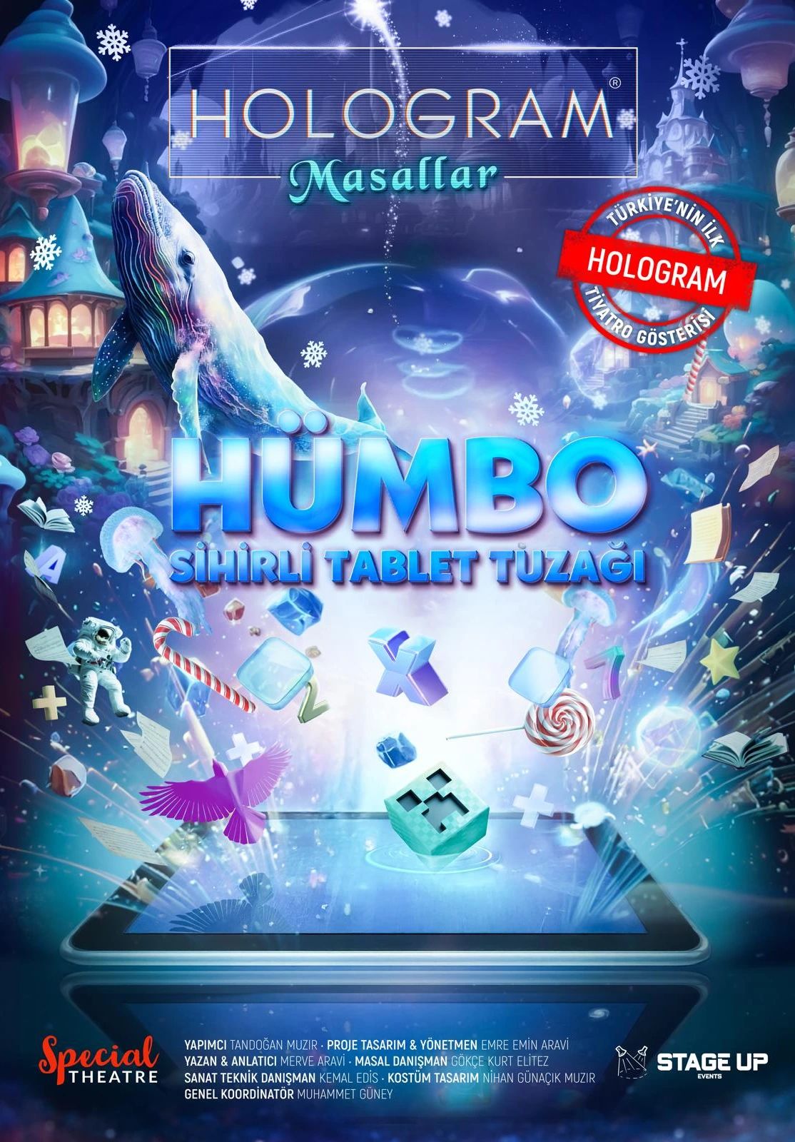 Türkiye’nin İlk ve Tek Hologram Masal Anlatımı Hümbo ve Sihirli Tablet Tuzağı