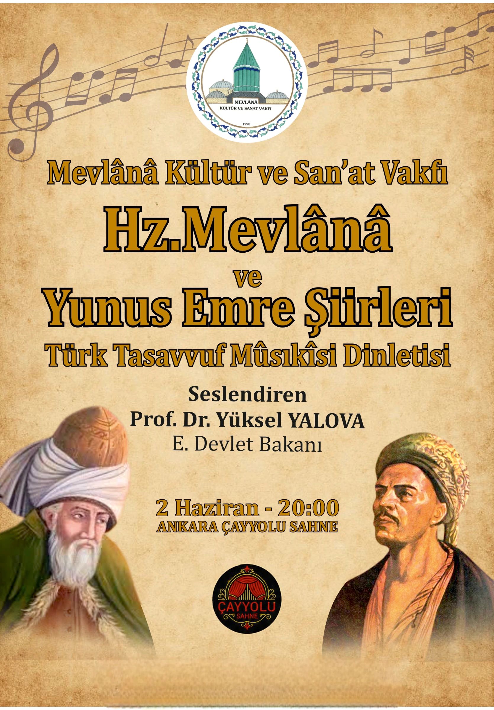 Hz. Mevlana ve Yunus Emre Şiirleri Türk Tasavvuf Musikisi Dinletisi
