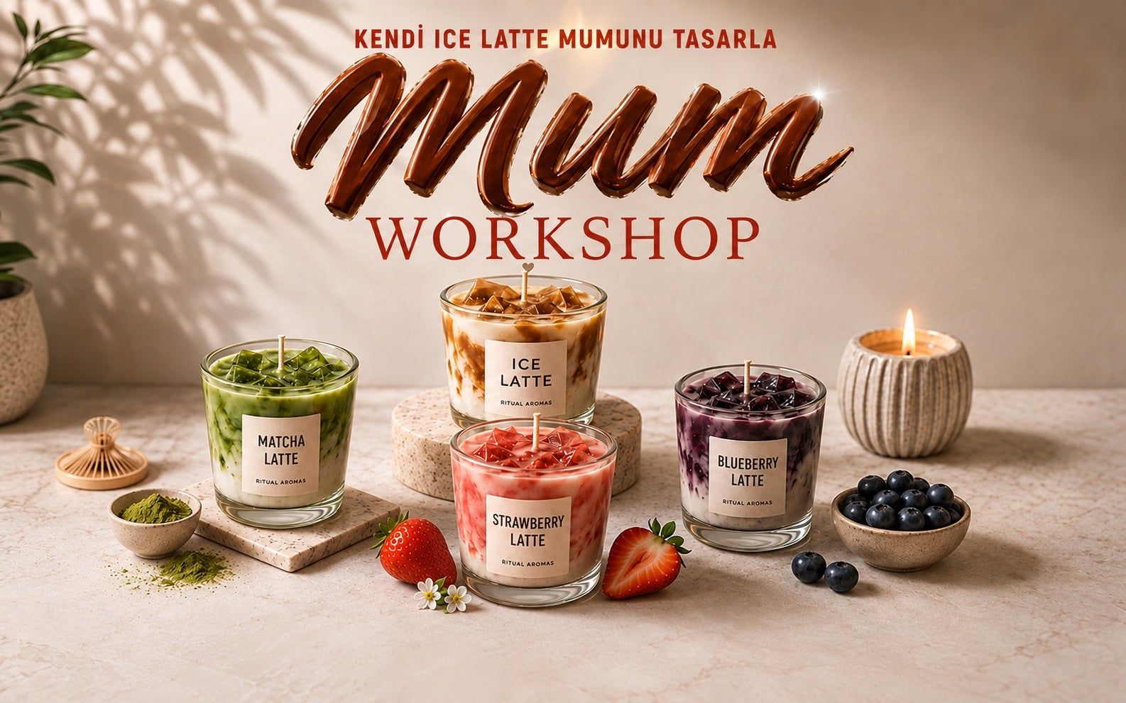 Ice Latte Mum Workshop | Ankara Mum Atölyesi
