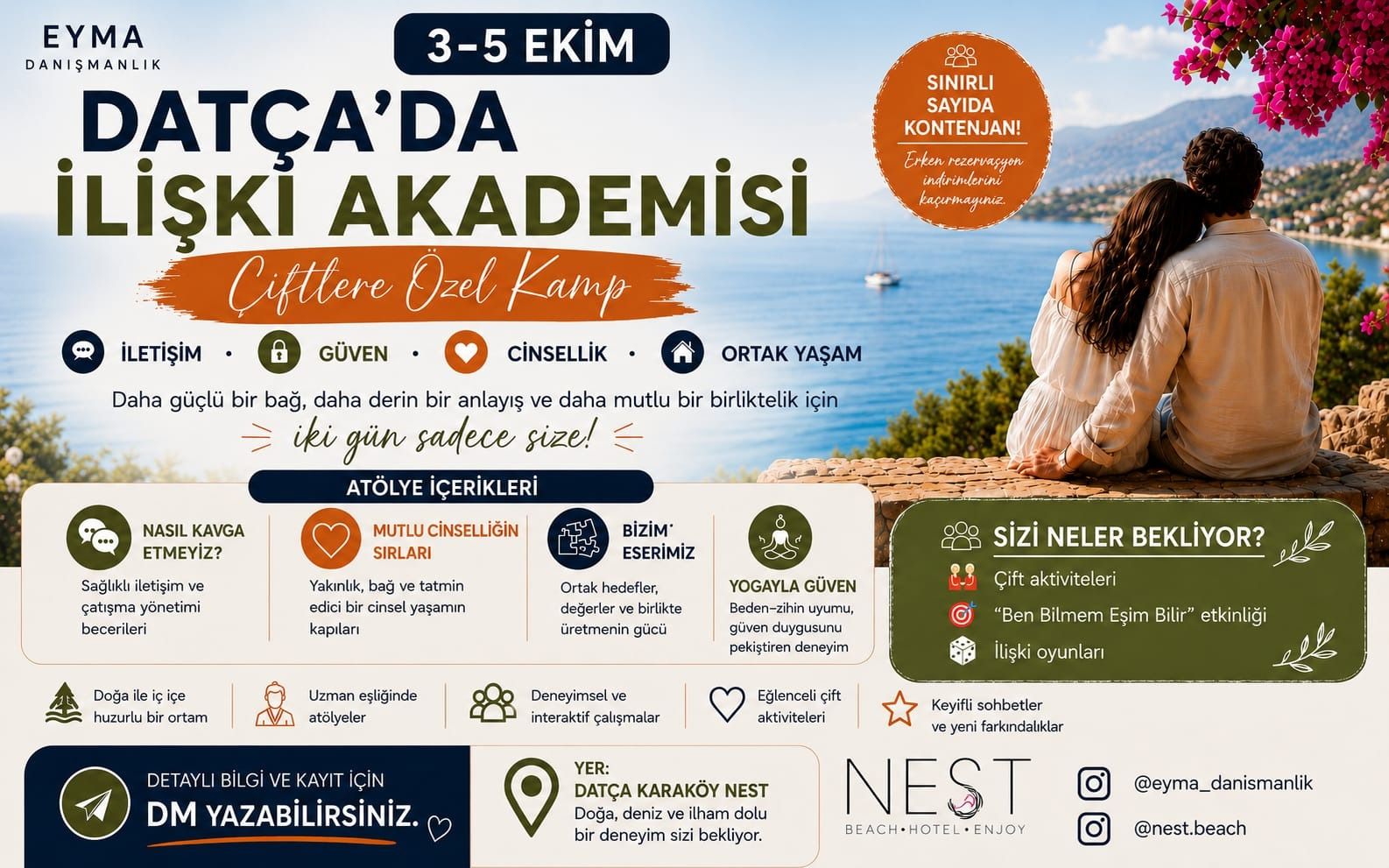 İlişki Akademisi – Çiftlere Özel Deneyim Kampı
