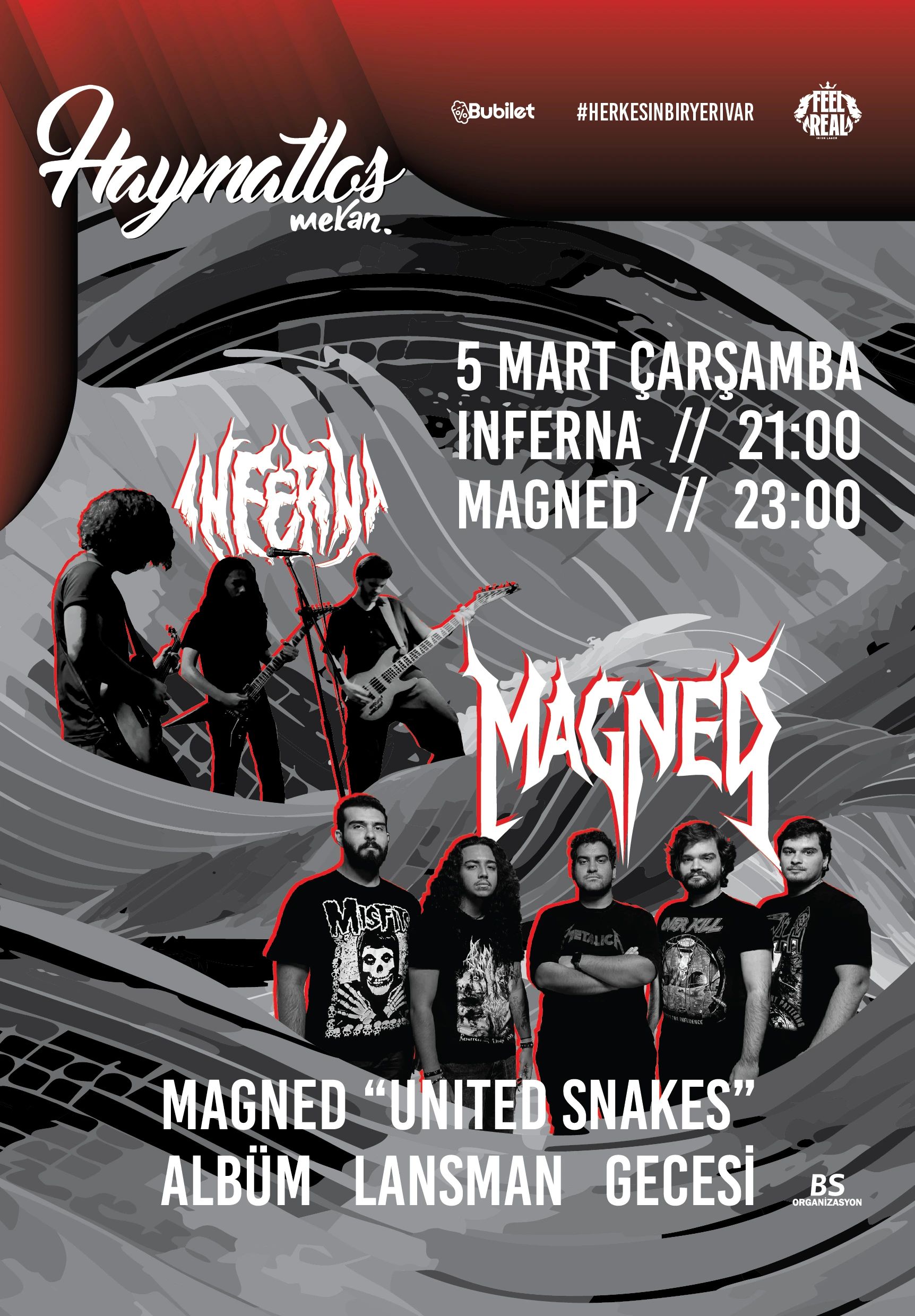 Inferna & ''United Snakes'' Albüm Lansman Konseri - Magned