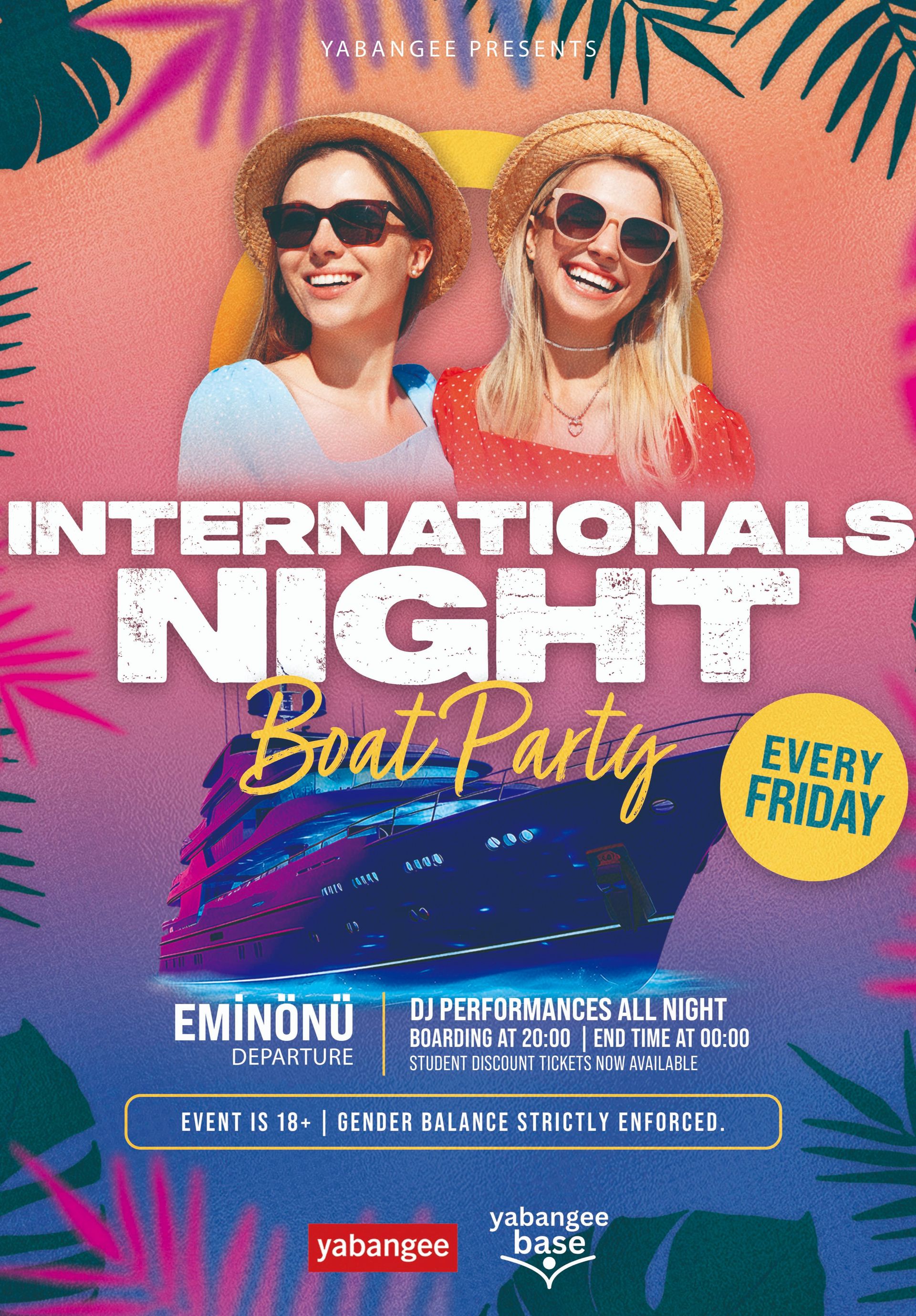 Internationals Night Boat Party