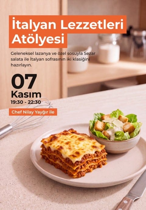 İtalyan Lezzetleri Atölyesi