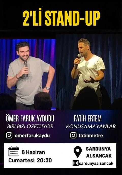 İzmir 2'li Stand Up Gecesi