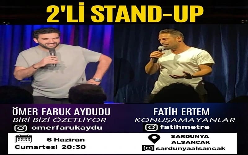 İzmir 2'li Stand Up Gecesi