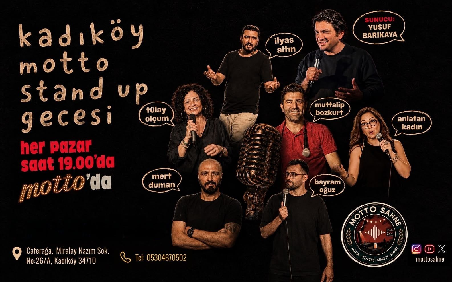 Kadıköy Motto Stand-Up Her Pazar