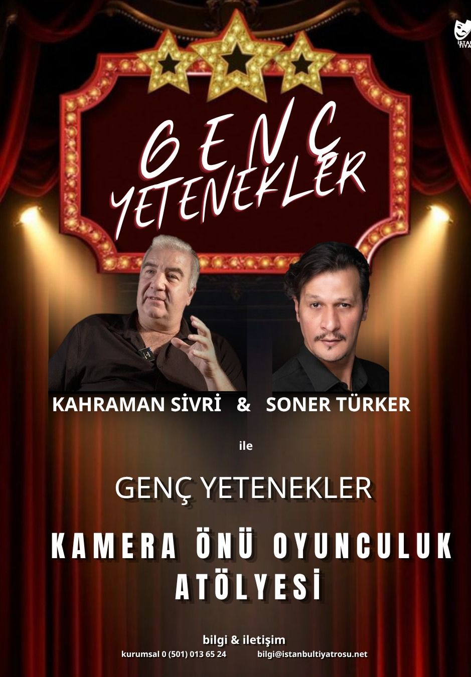 Kahraman Sivri & Soner Türker ile Kamera Önü Oyunculuk Atölyesi