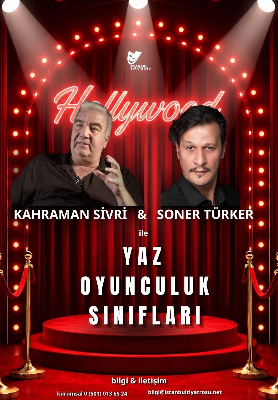 Kahraman Sivri & Soner Türker ile Yaz Oyunculuk Atölyesi