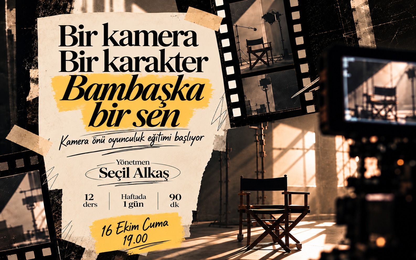 Kamera Önü Oyunculuk Atölyesi