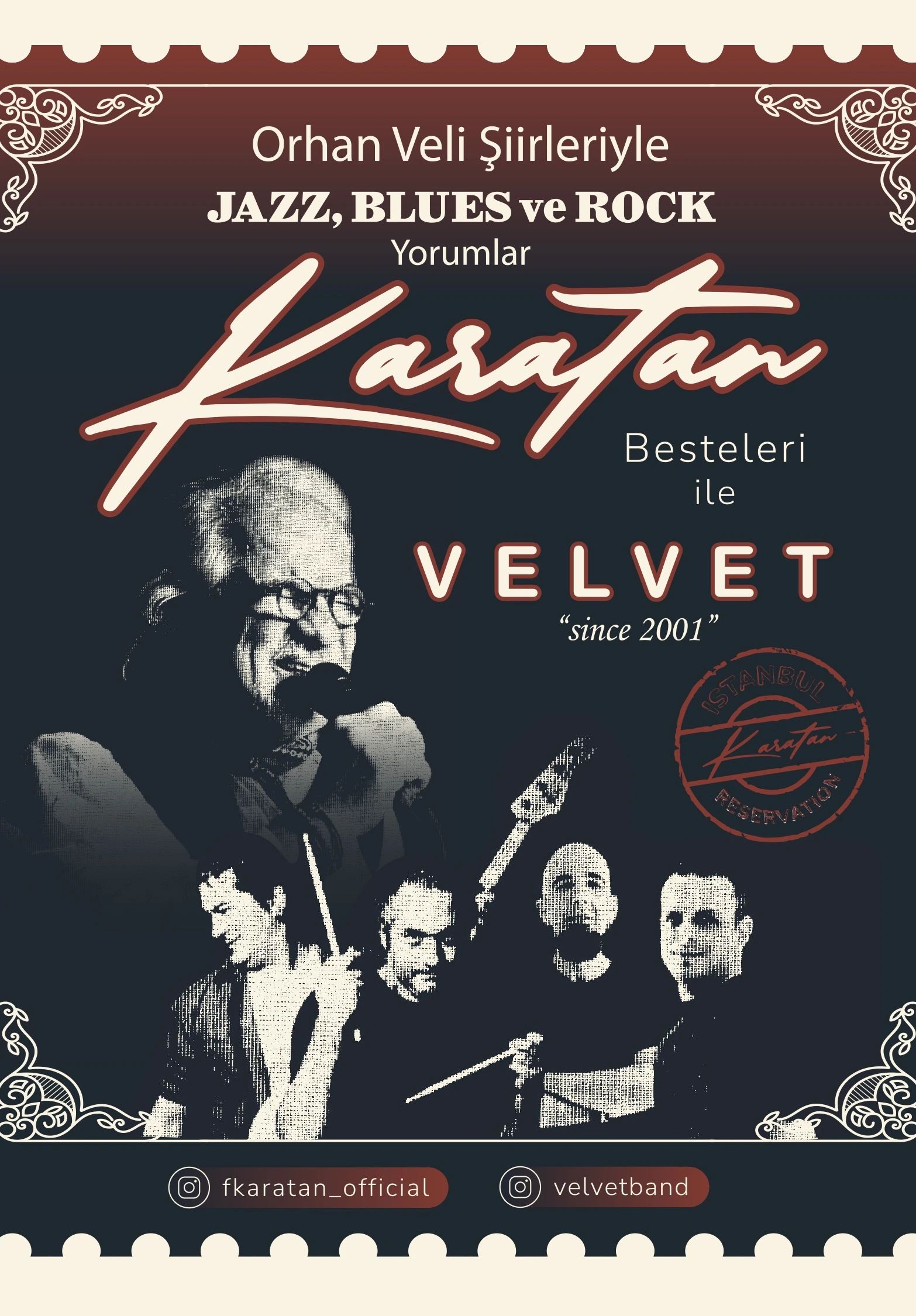 Karatan ve Velvet Band Tanıtım Konseri