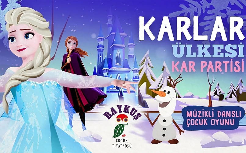 Karlar Ülkesi Kar Partisi Çocuk Oyunu