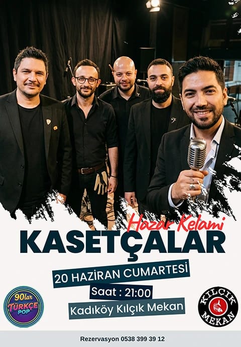 KASETÇALAR ile 80'ler 90'lar Türkçe Pop Konseri