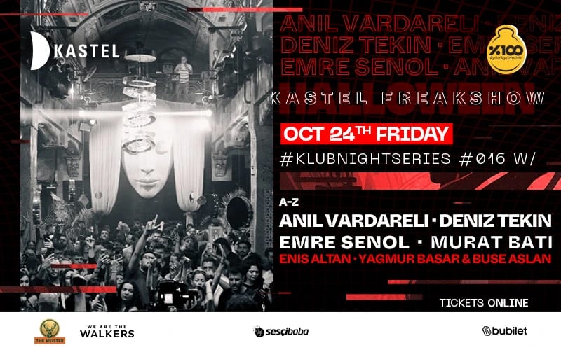 KASTEL #KLUBNIGHTSERIES015: ANIL VARDARELI + DENIZ TEKIN + EMRE ŞENOL
