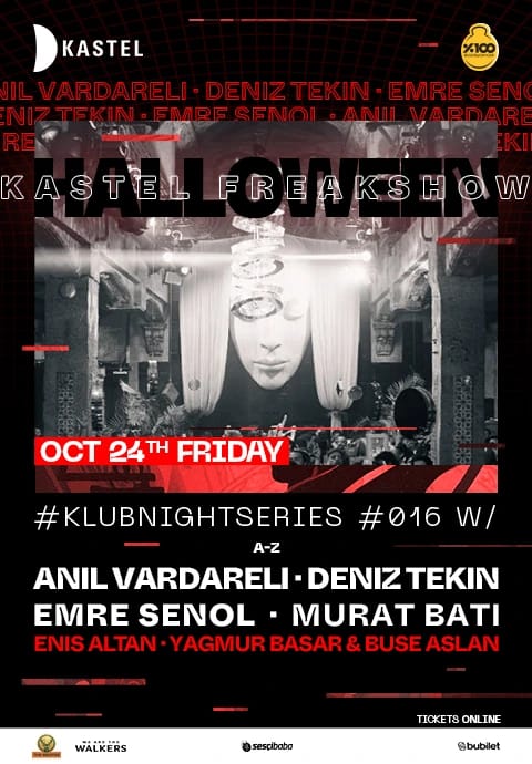 KASTEL #KLUBNIGHTSERIES015: ANIL VARDARELI + DENIZ TEKIN + EMRE ŞENOL