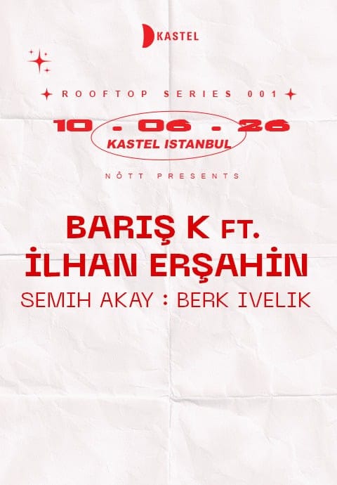 KASTEL w/ NOTT PRESENTS: BARIS K + ILHAN ERSAHIN + SEMIH AKAY + BERK IVELIK AAN.OKTM