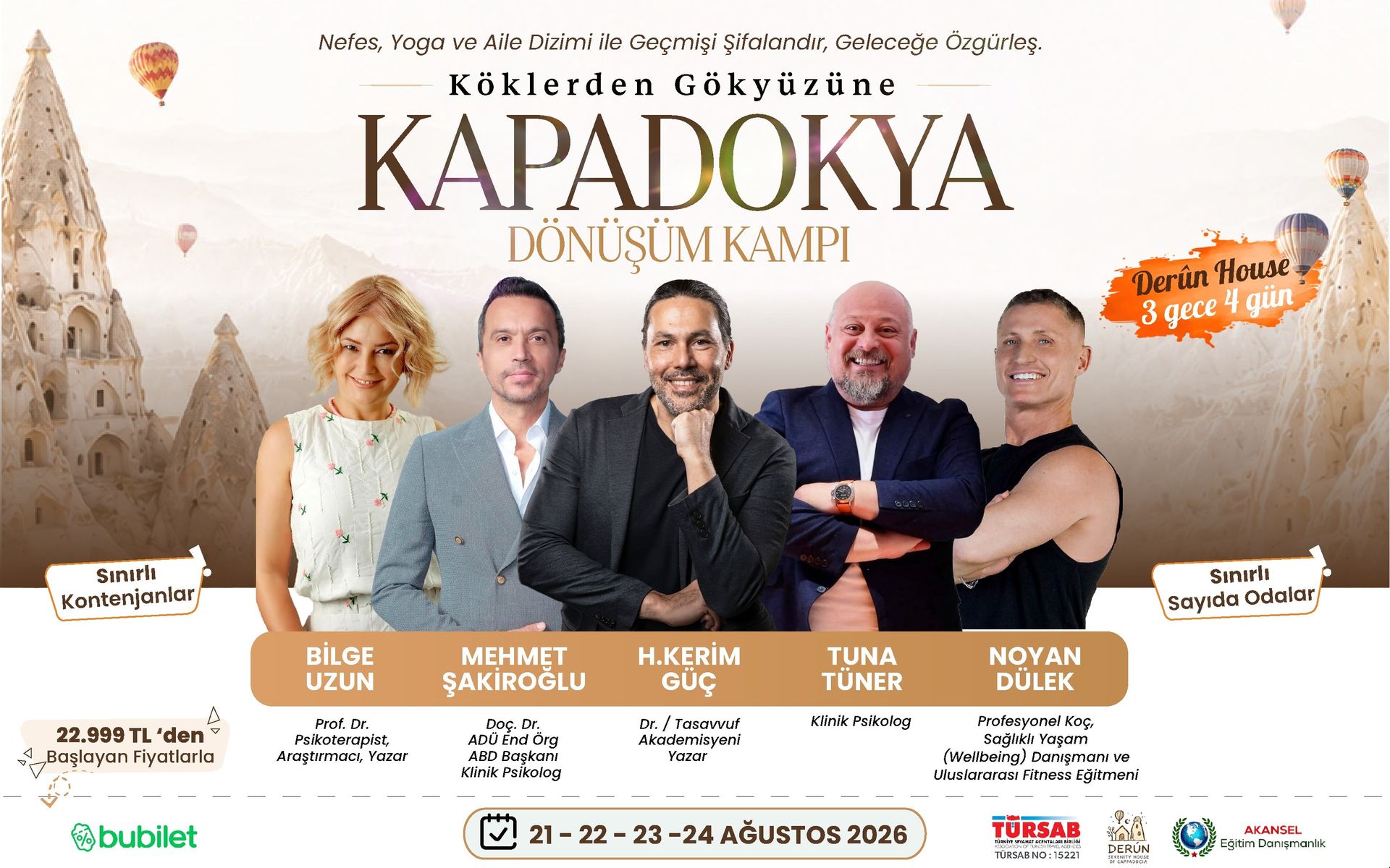 Köklerden Gökyüzüne: KAPADOKYA Dönüşüm Kampı