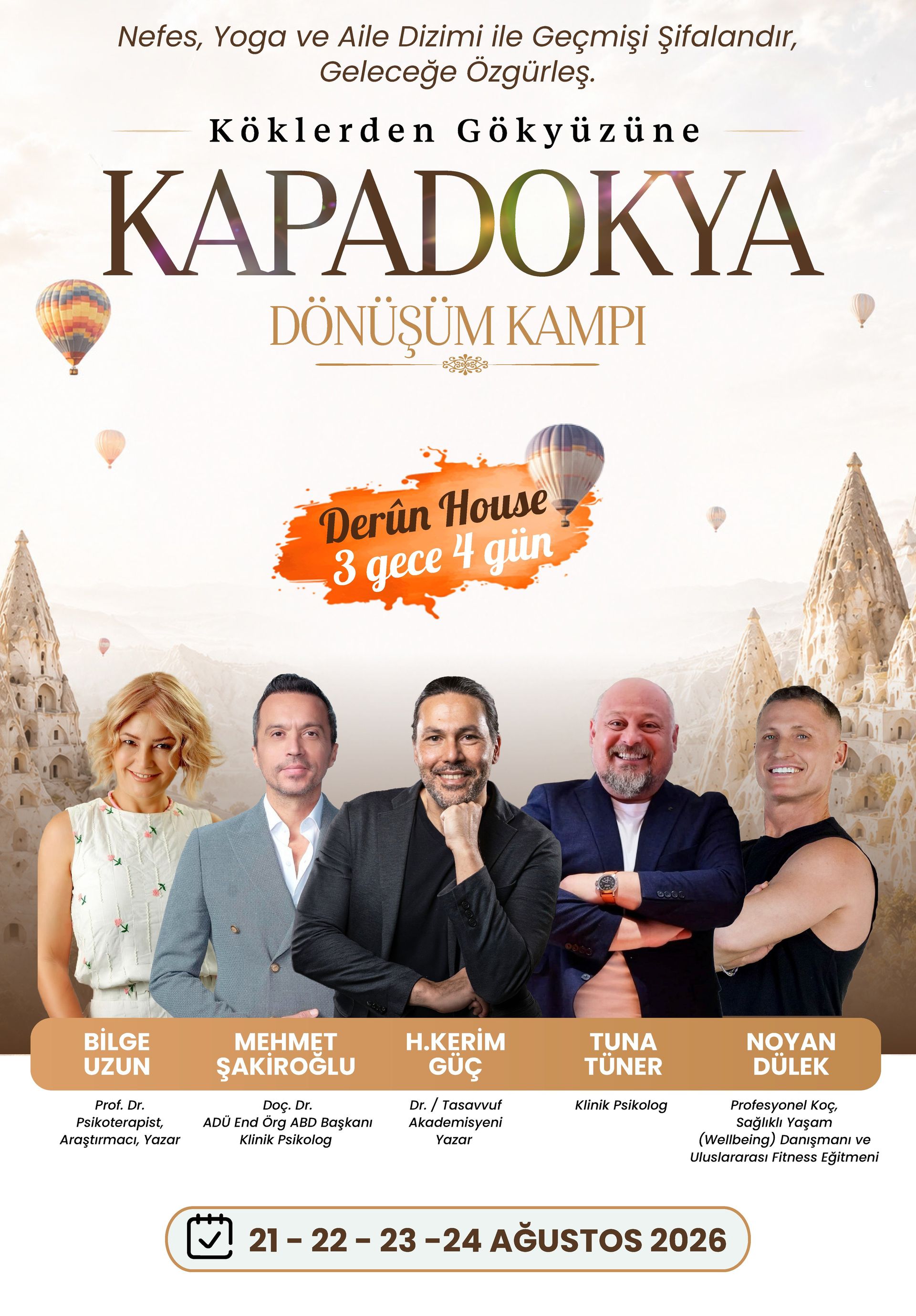 Köklerden Gökyüzüne: KAPADOKYA Dönüşüm Kampı