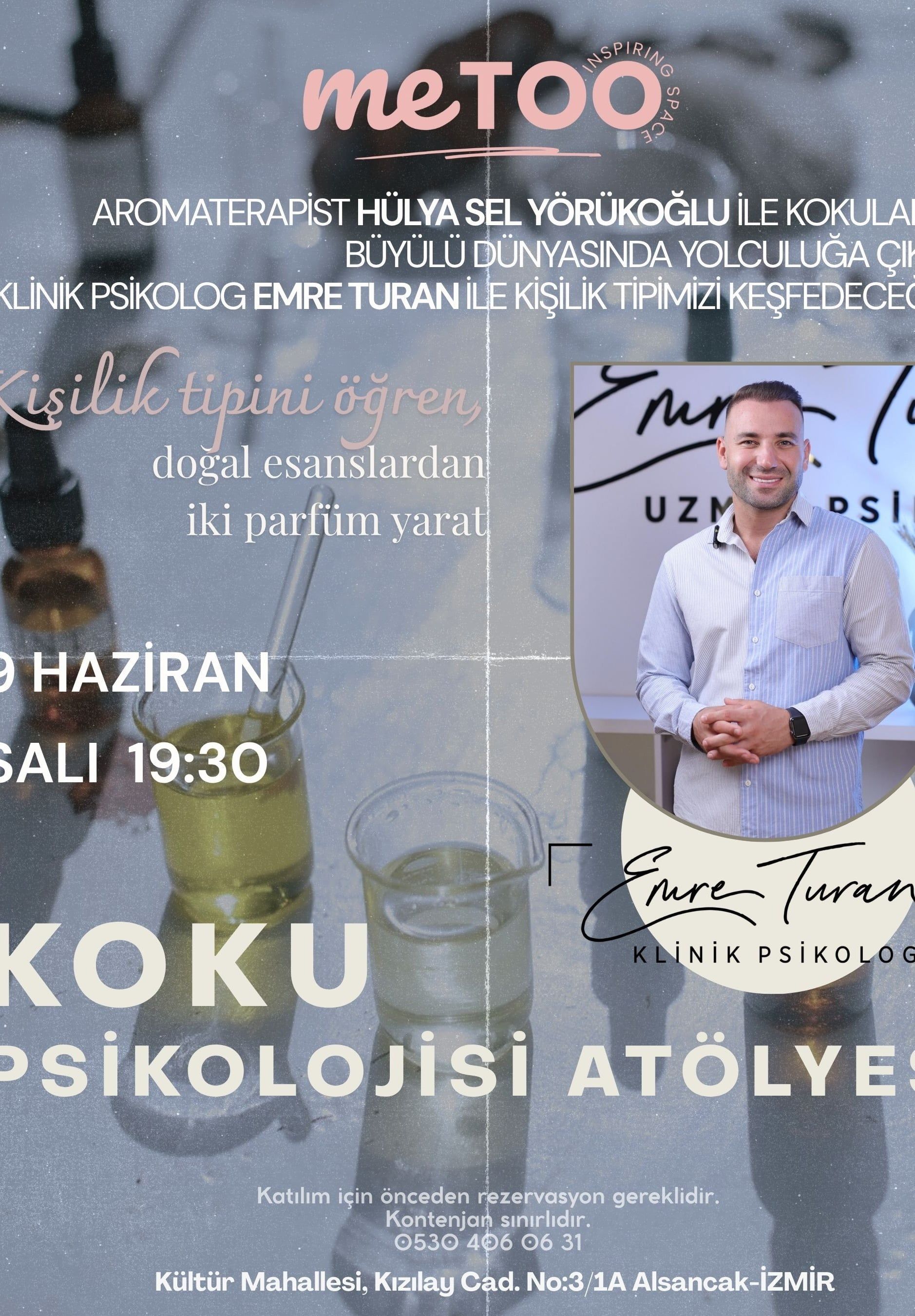 Koku Psikolojisi ve Aromaterapi Atölyesi