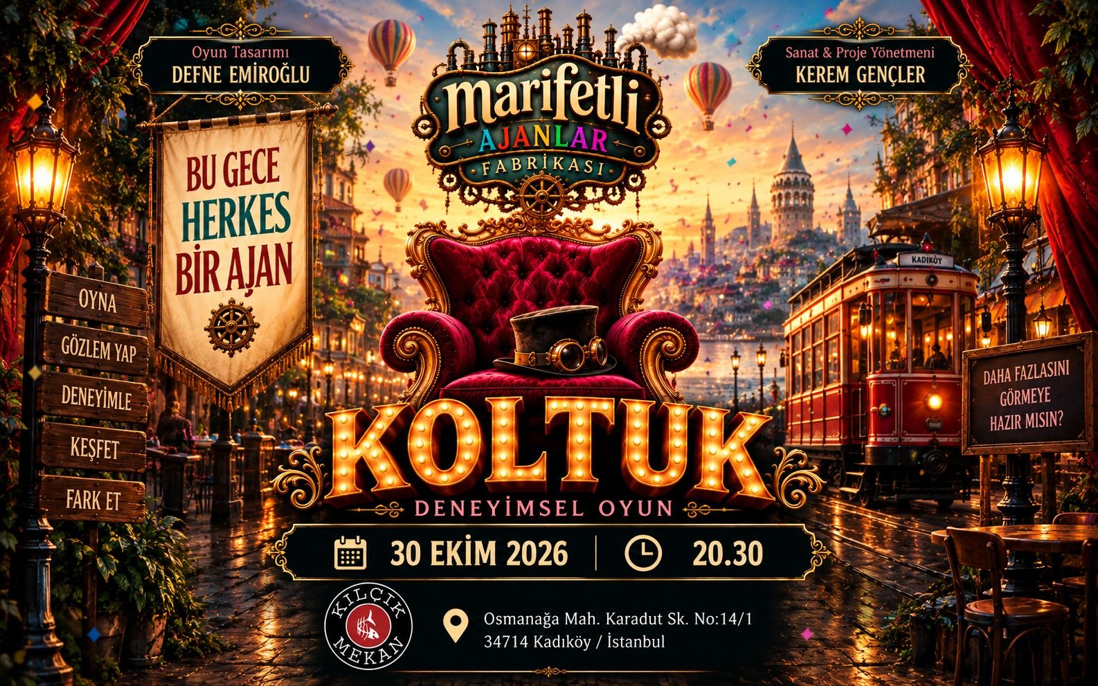 KOLTUK - Deneyimsel Oyun