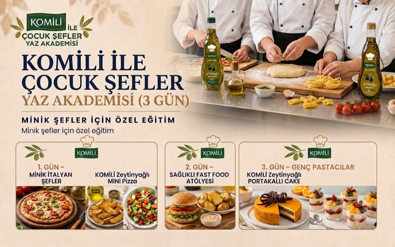 KOMİLİ İLE ÇOCUK ŞEFLER YAZ AKADEMİSİ ( 07-10 YAŞ )