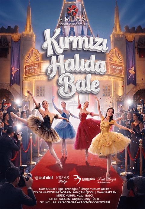 KREAS SANAT AKADEMİSİ KIRMIZI HALIDA BALE