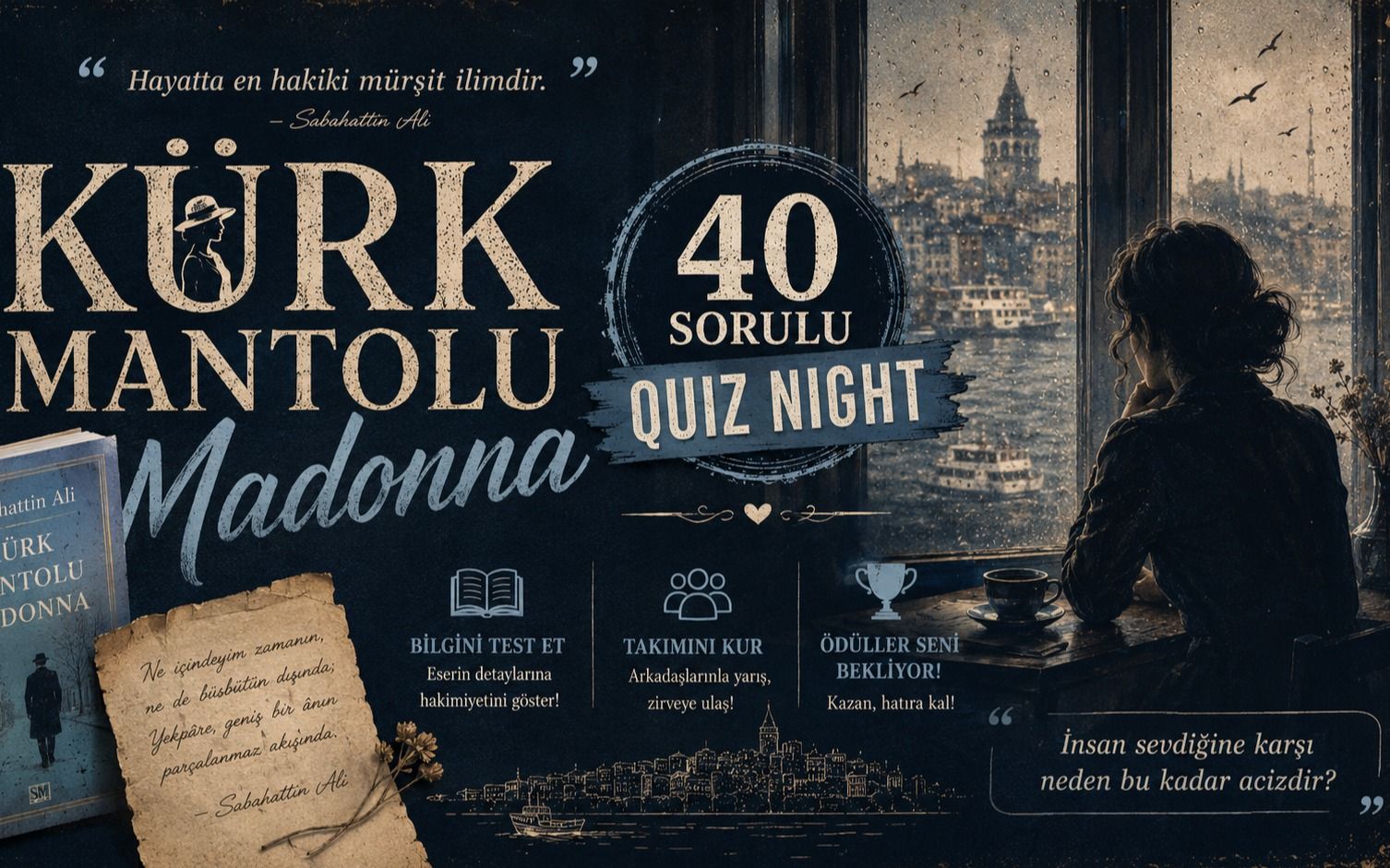 Kürk Mantolu Madonna Quiz Night