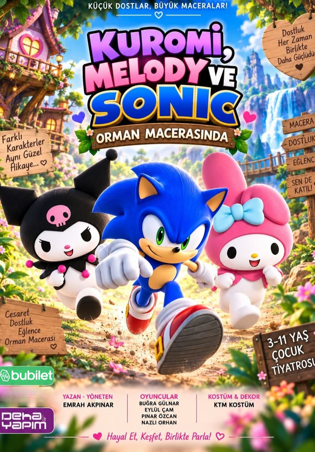 Kuromi Melody ve Sonic Orman Macerasında