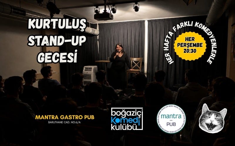 Kurtuluş Stand-up Gecesi - Boğaziçi Komedi Kulübü