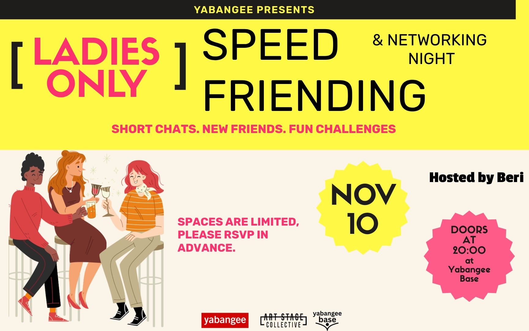 Ladies Only Speed Friending Night