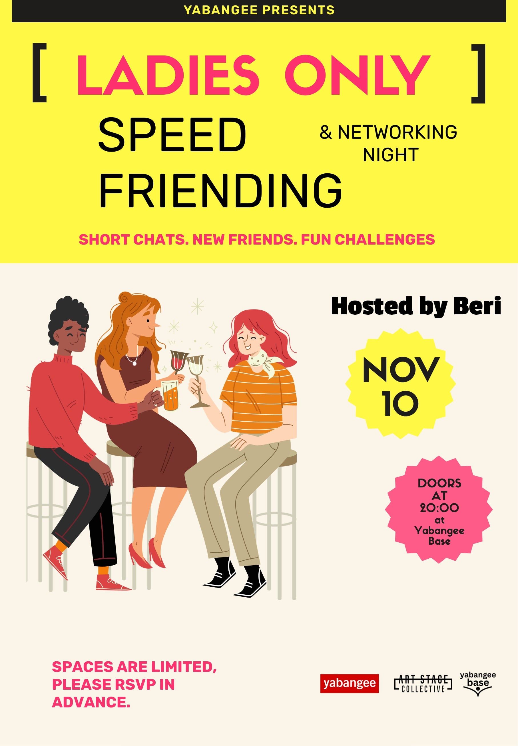 Ladies Only Speed Friending Night