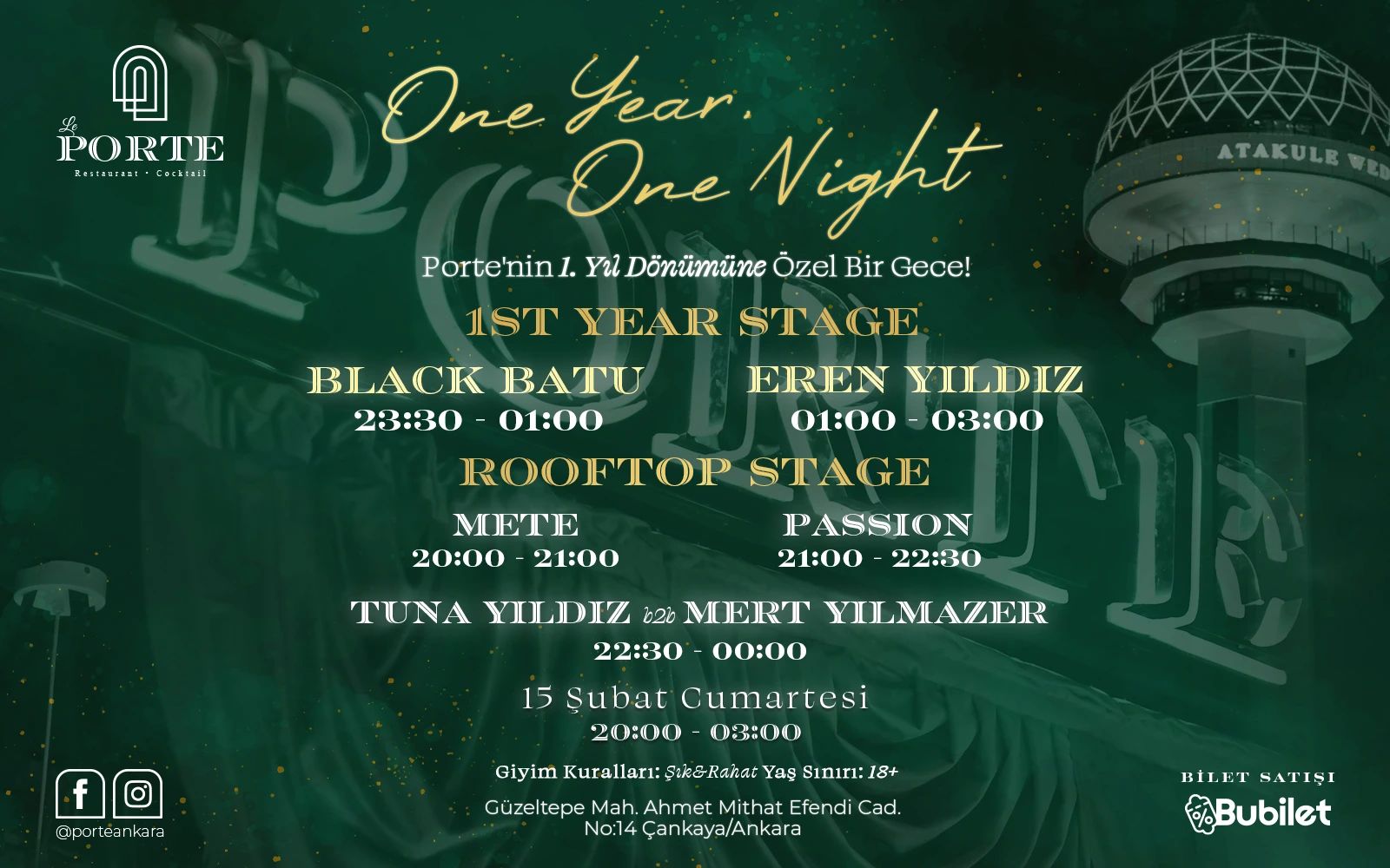 Le Porte 1st Year Anniversary