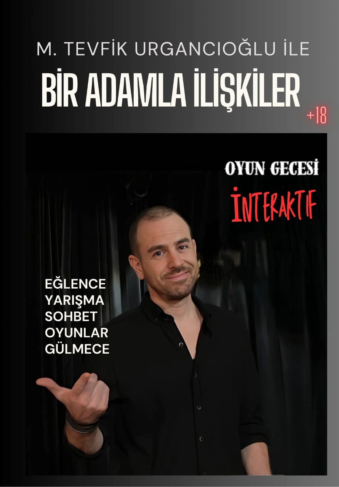 M.Tevfik Urgancıoğlu- Bir Adamla İlişkiler - İnteraktif Oyun Gecesi