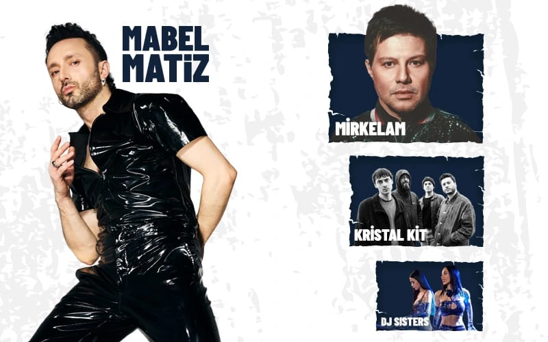 Hep Yeni Kal: Mabel Matiz, Mirkelam, Kristal Kit, The Sisters