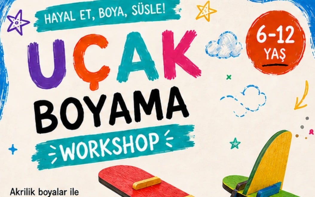 Maket Uçak Boyama Workshop / Çocuklar İçin 