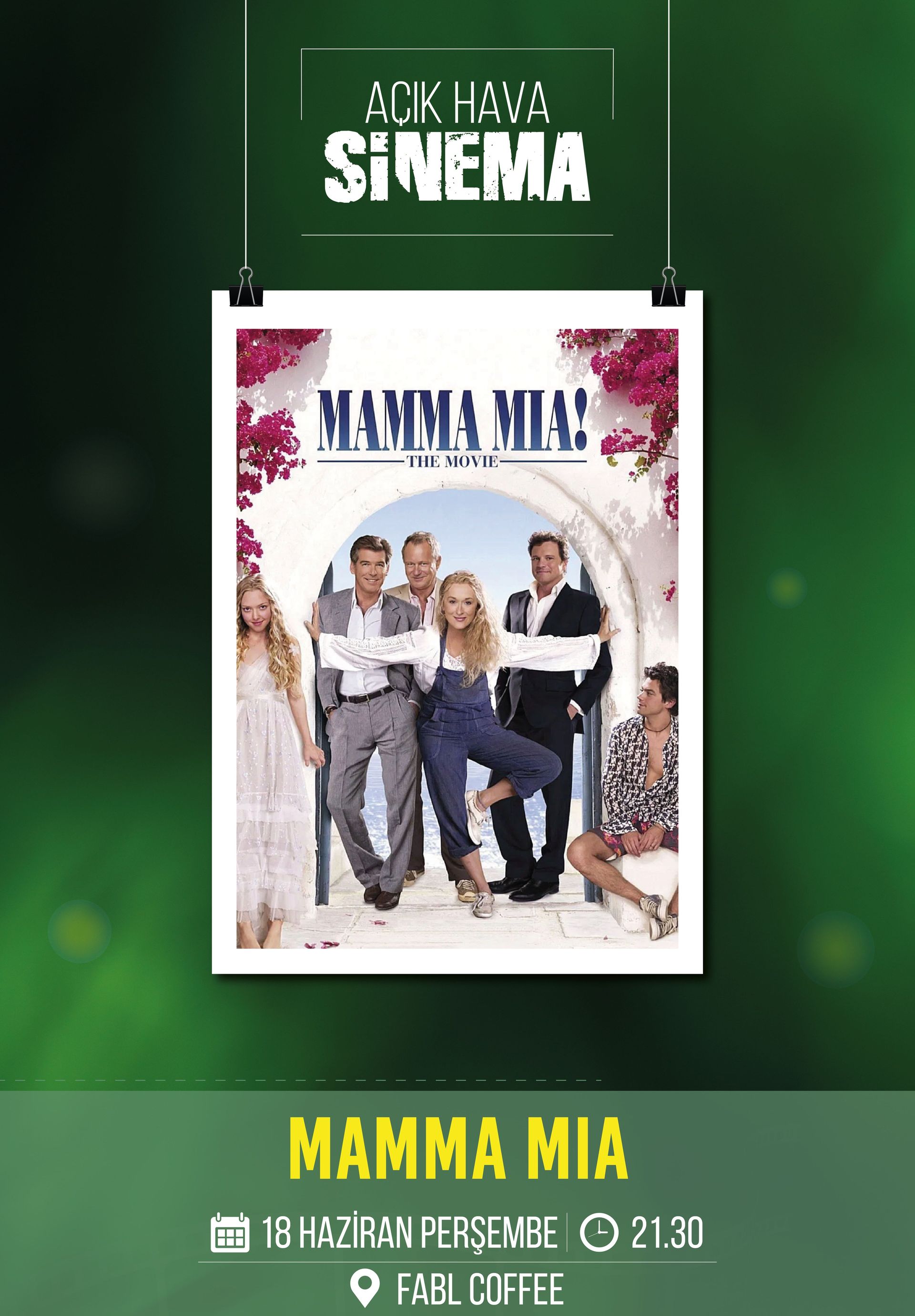 Mamma Mia - Fabl Açık Hava Sinema Etkinlikleri