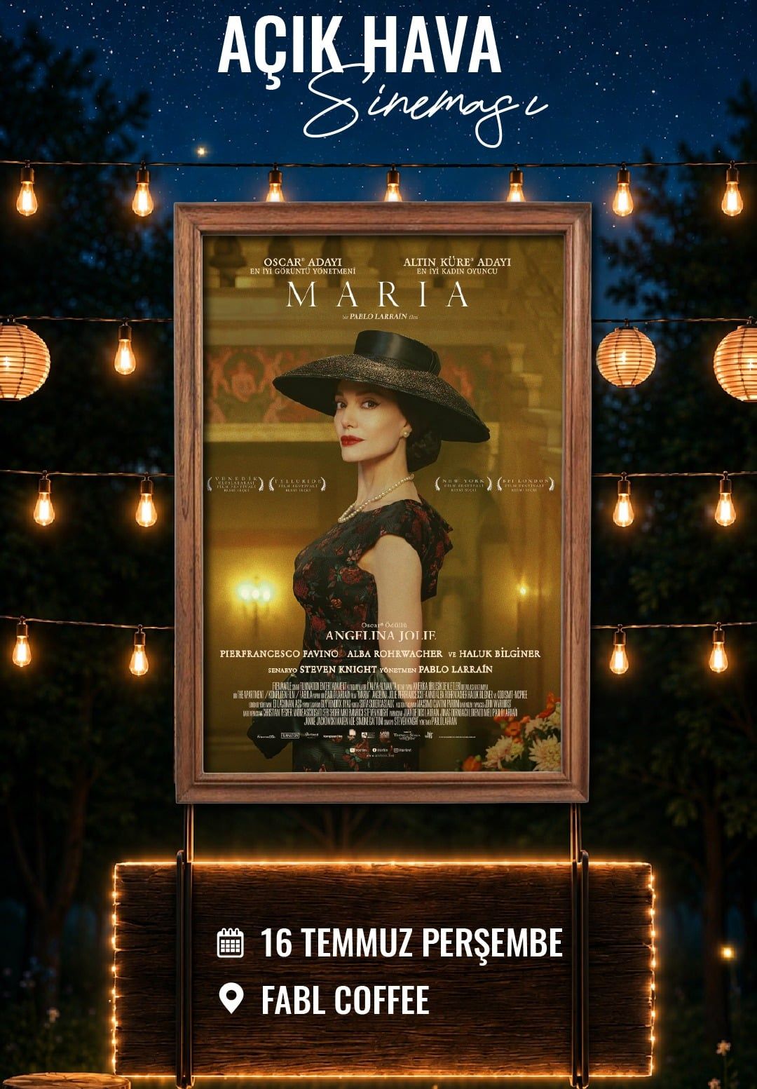 Maria - Fabl Açıkhava Sinema Etkinlikleri