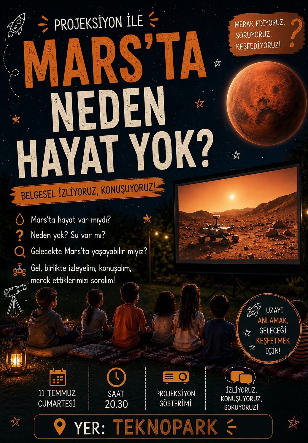 Mars'ta neden hayat yok ?