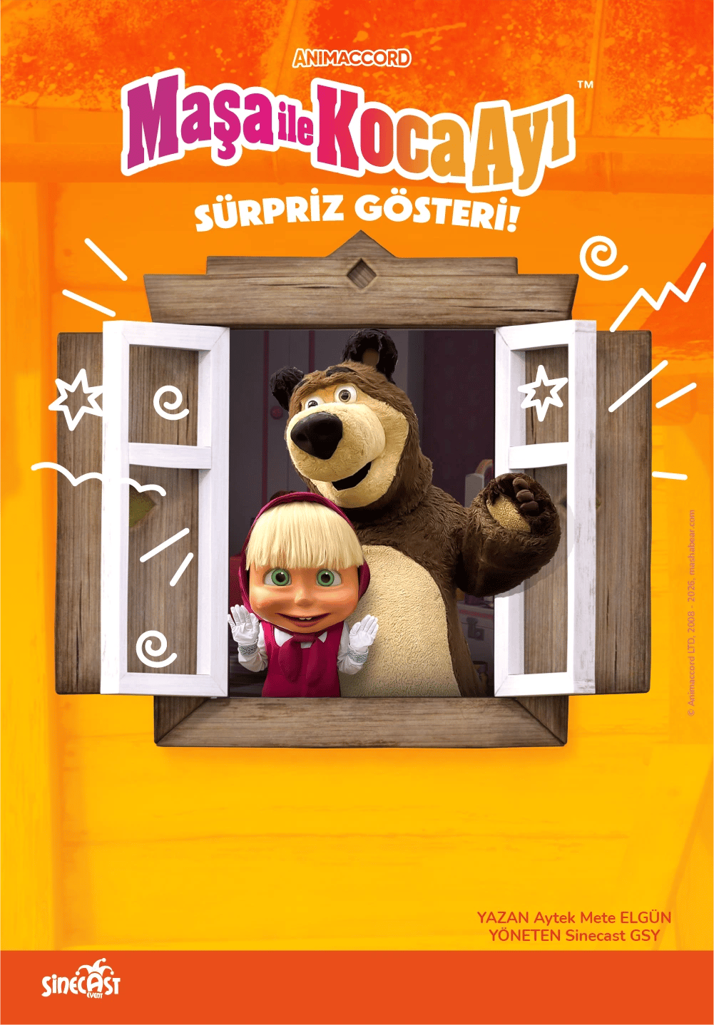 Maşa ile Koca Ayı Sürpriz Gösteri Müzikali