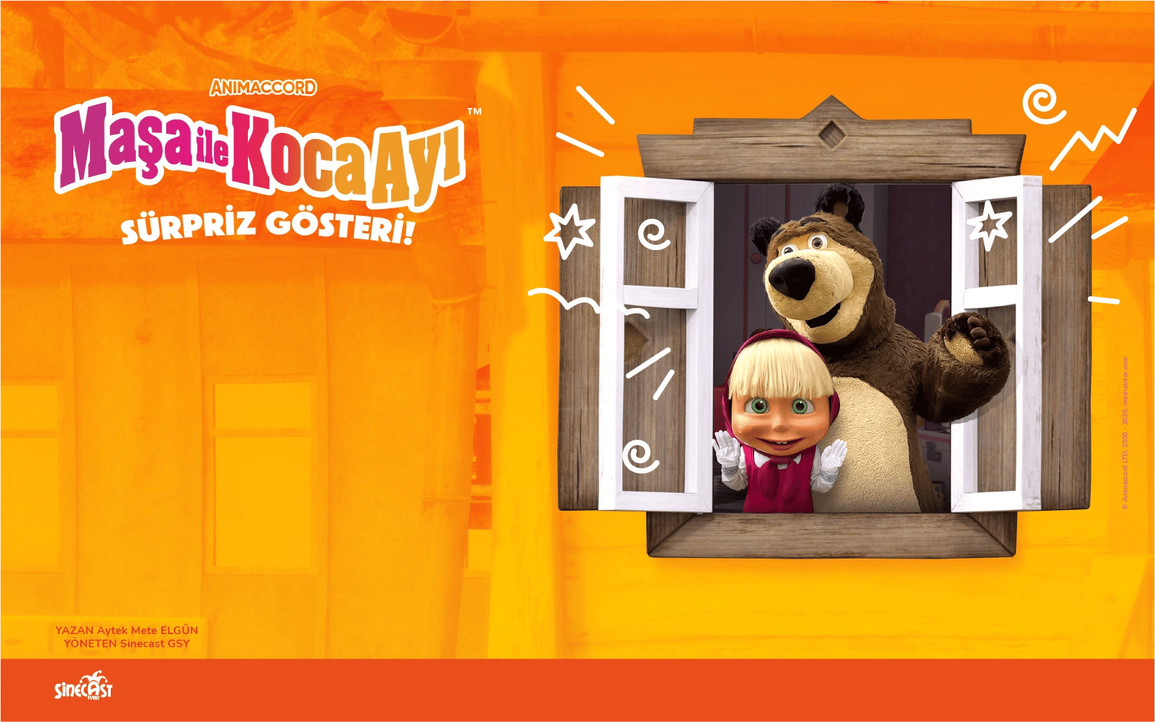 Maşa ile Koca Ayı Sürpriz Gösteri Müzikali