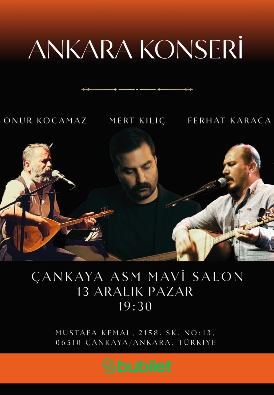 Mert Kılıç - Onur Kocamaz - Ferhat Karaca Konseri