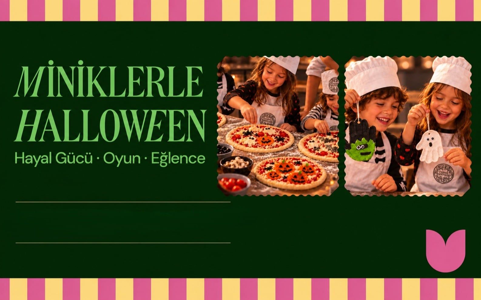 Miniklerle Halloween & Pizza Atölyesi | PizzaExpress x Mudita