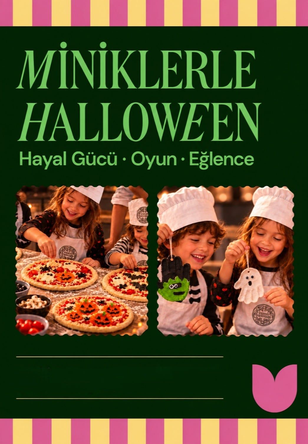 Miniklerle Halloween & Pizza Atölyesi | PizzaExpress x Mudita