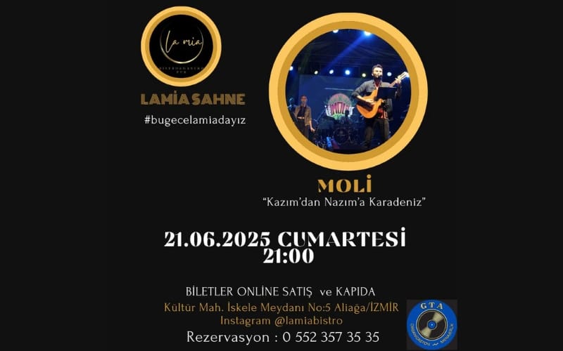 Moli ile "Kazım'dan Nazım'a Karadeniz" Konseri