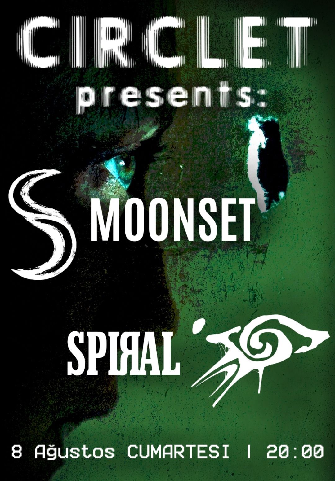 Moonset & Spiral