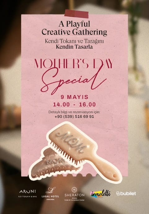 Mother's Day Special - Kendi Tokanı / Tarağını Tasarla Workshop