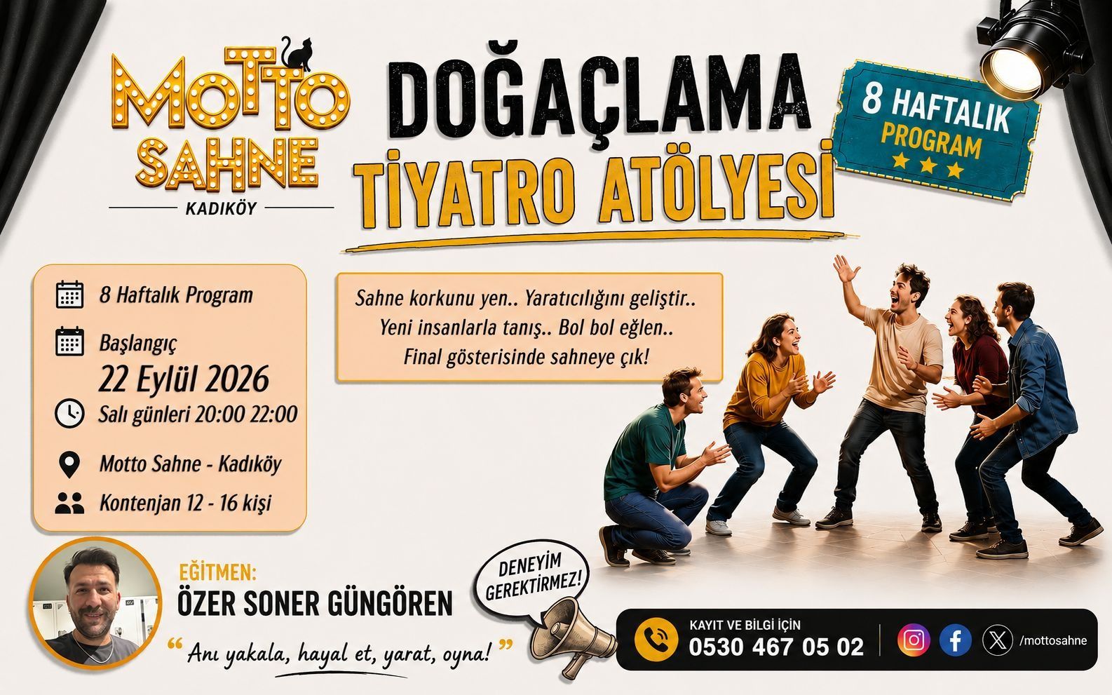 Motto Sahne Doğaçlama Atölyesi
