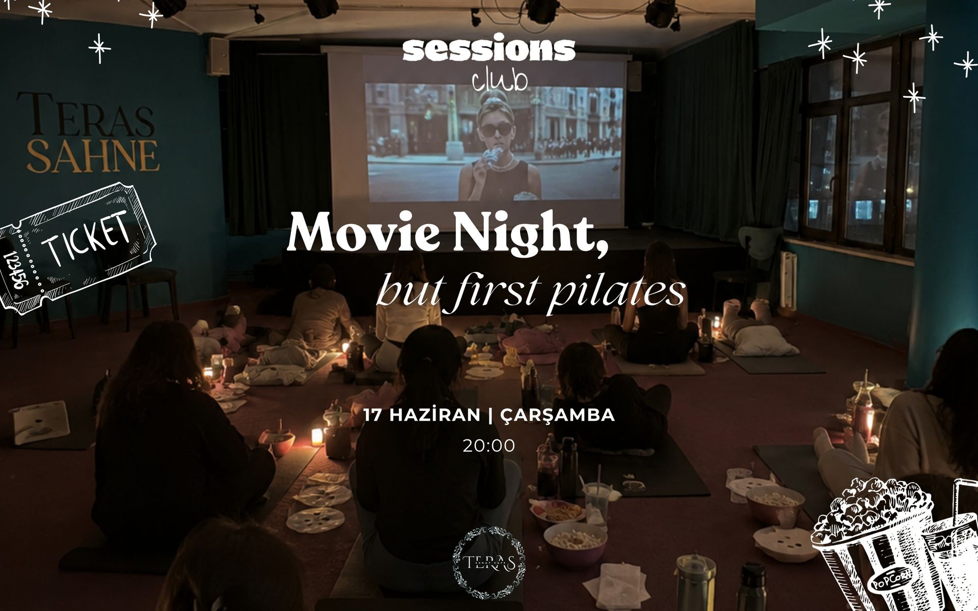 Movie Night but First Pilates