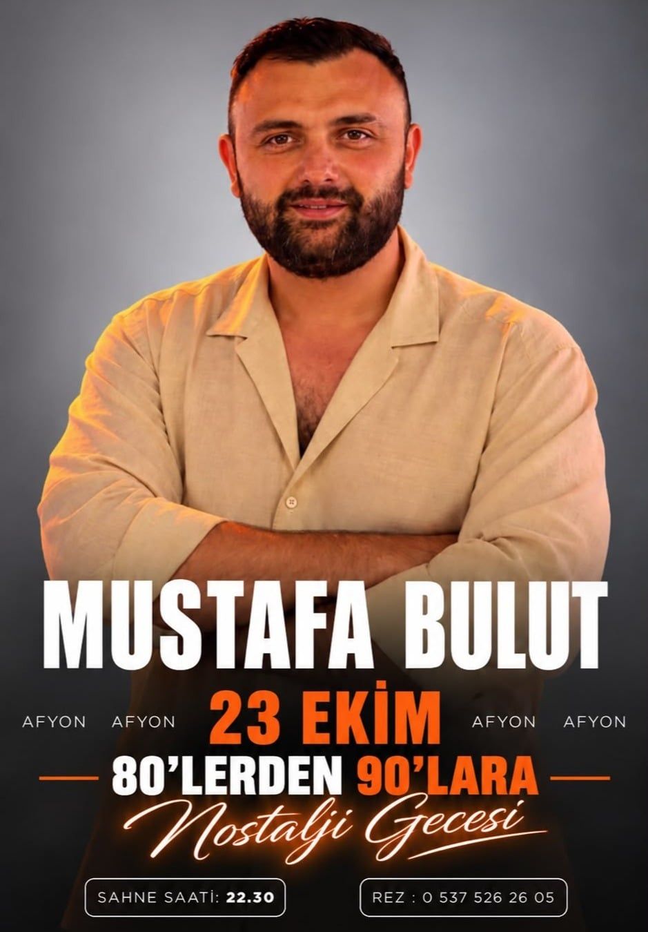Mustafa Bulut ile 80'lerden 90'lara Nostalji Gecesi
